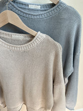 Load image into Gallery viewer, Willow Cotton Sweater(2 colors)
