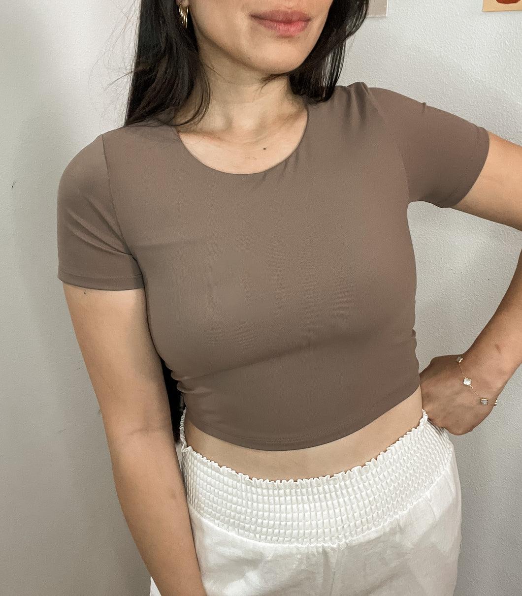 Julia crop seamless top