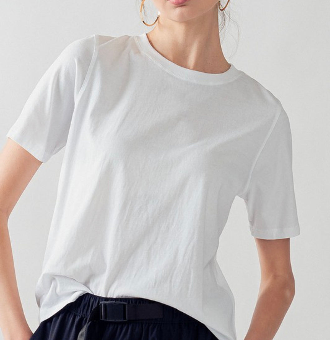 Piper Basic White Tee