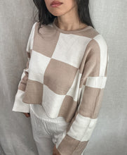 Load image into Gallery viewer, Collete beige light cropped sweater
