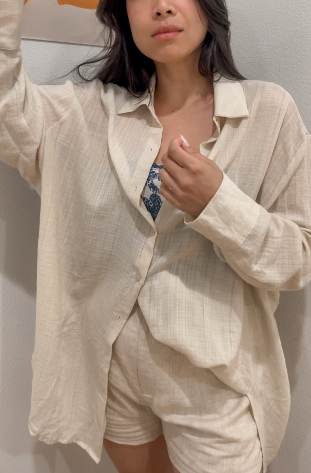 Sheila Button down CREAM