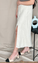 Load image into Gallery viewer, Celine Linen Midi Skirt
